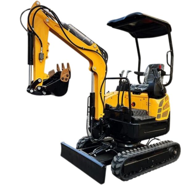 KUVUO WY-E15plus Mini Excavator – 1.5 Ton Compact Digger with 1835mm Digging Depth and Efficient KOOP 192F Engine