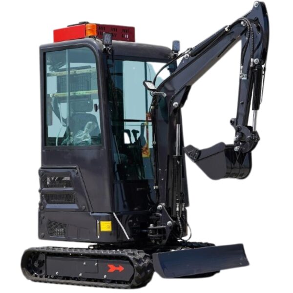 KUVUO WY-E20 Mini Excavator 2Ton: 30HP Changchai Engine, 2300mm Digging Depth - Powerful & Compact for Construction