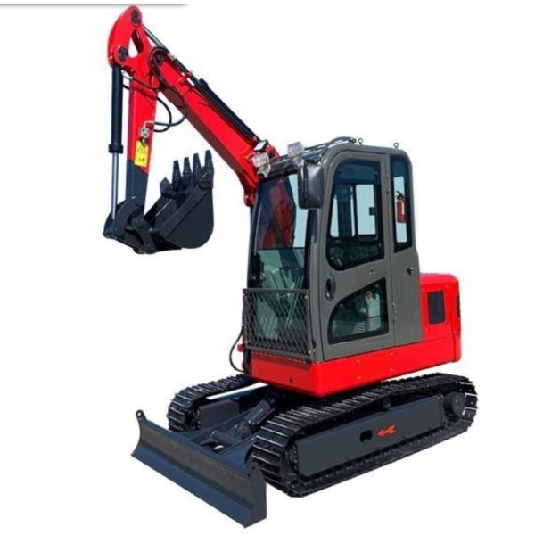 KUVUO WY-E40 Mini Excavator 4 Ton: 27HP Changchai Engine, 2695mm Digging Depth - Versatile Power for Construction & Landscaping