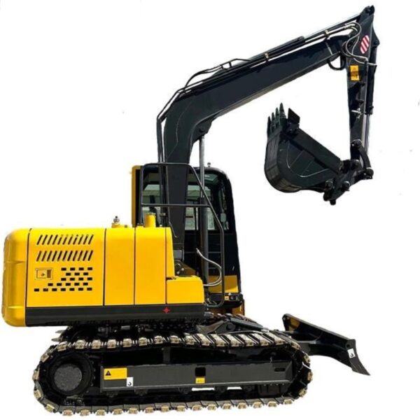 KUVUO WY-E80 Mini Excavator - 8 Ton with 4180mm Digging Depth and Efficient YANMAR 4TNV98T Engine