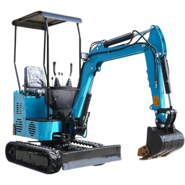 KUVUO WY-E12 Mini Excavator:1.2-Ton,B&S Engine Compact Digger with Double Pump, HD Monitor & Precision Control