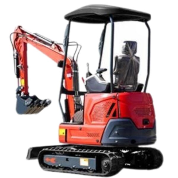 KUVUO WY-E18A Mini Excavator 1.8Ton: 15HP Power, 2890mm Digging Height & Compact Design for Versatile Projects - Image 2