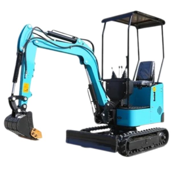 KUVUO WY-E12 Mini Excavator:1.2-Ton,B&S Engine Compact Digger with Double Pump, HD Monitor & Precision Control - Image 2