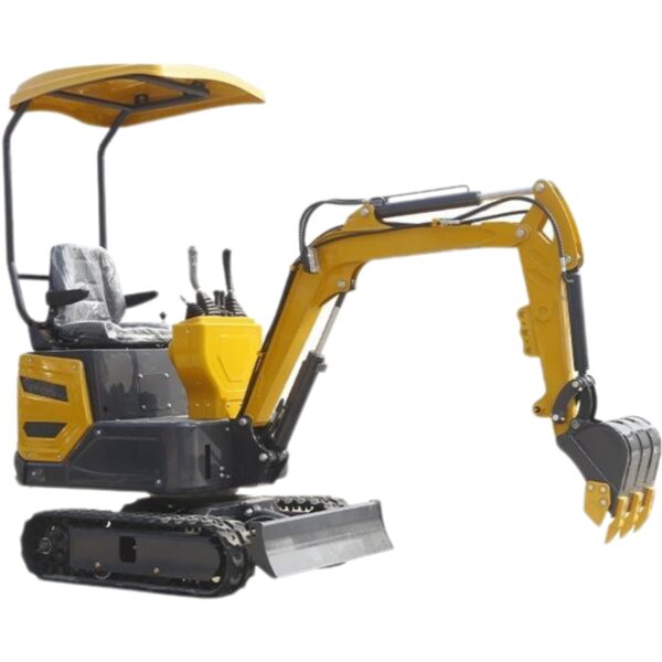 KUVUO WY-E12A Mini Excavator:1.2-Ton Compact Digger with B&S KOOP Engine, Bulldozer Blade & High Efficiency Design - Image 2