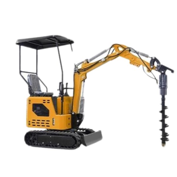 KUVUO WY-E10 Mini Excavator 1Ton: 10HP B&S Engine,  & 1763mm Digging Depth Compact Power for Small Projects - Image 3