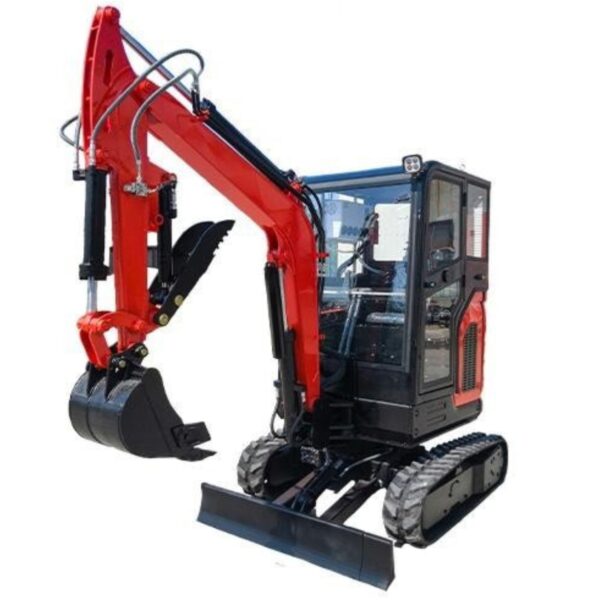 KUVUO WY-E25pro Mini Excavator 2.5 Ton: 20HP Engine, 45° Boom Deflection, Compact & Powerful for Construction - Image 3