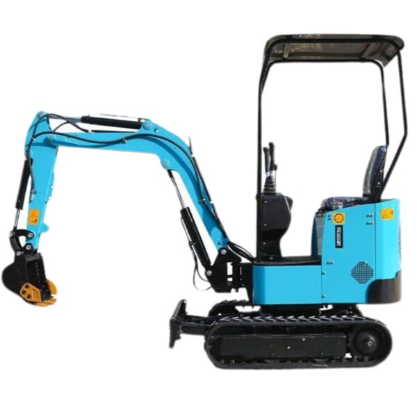 KUVUO WY-E12 Mini Excavator:1.2-Ton,B&S Engine Compact Digger with Double Pump, HD Monitor & Precision Control - Image 3