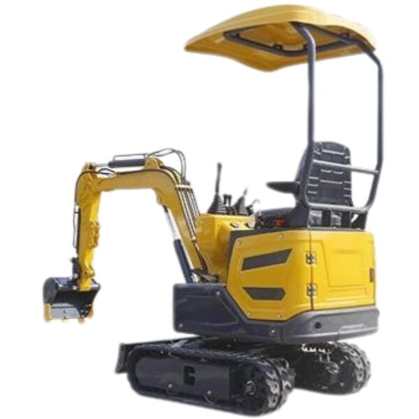 KUVUO WY-E12A Mini Excavator:1.2-Ton Compact Digger with B&S KOOP Engine, Bulldozer Blade & High Efficiency Design - Image 3