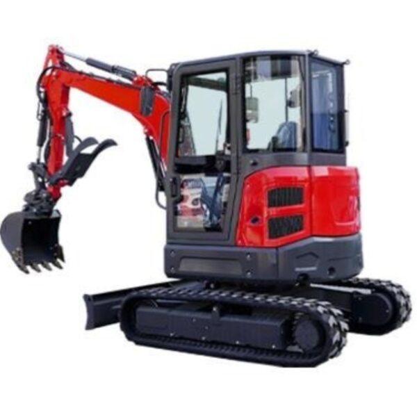 KUVUO WY-E45 Mini Excavator – 4.5 Ton Compact Digger with 3208mm Excavator Depth and Powerful D1703 Engine - Image 4