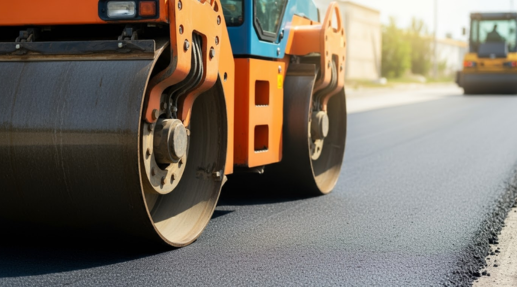 Smooth Sailing: Mastering Asphalt with a Roller