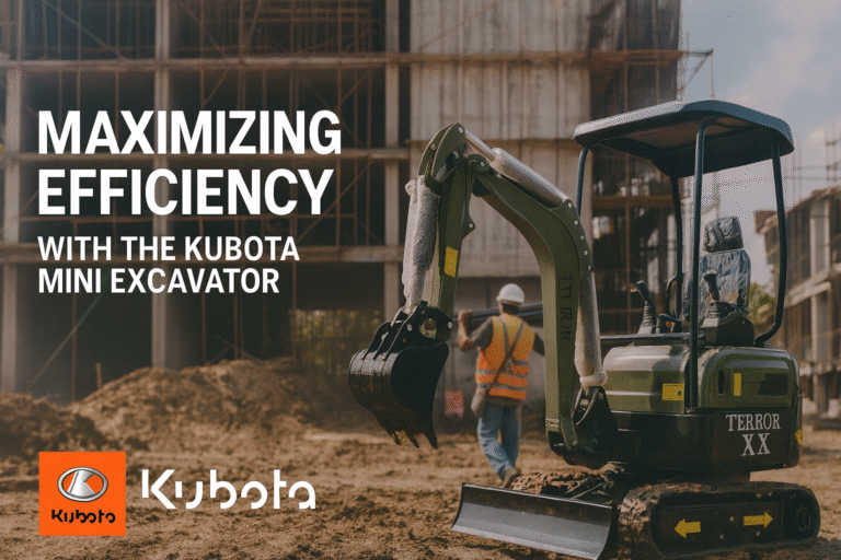 Maximizing Efficiency with the Kubota Mini Excavator 1 kubota mini excavator
