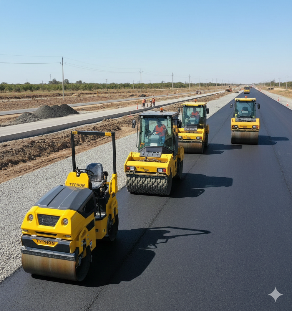 Choosing the Right Road Roller: Smooth Drum, Padfoot, and Pneumatic