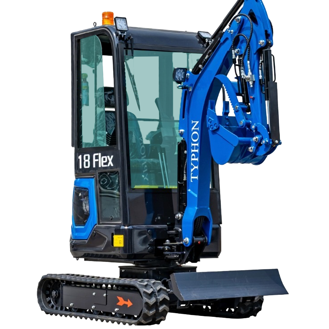 TYPHON TYRANT 17 Mini Excavator - Red