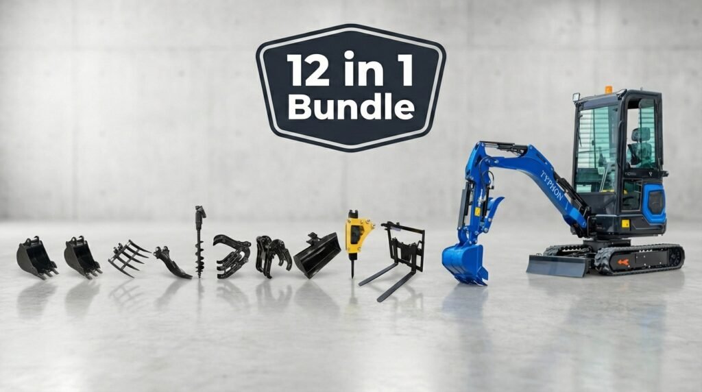 What Comes With a Mini Excavator With Attachments: A Real Bundle Breakdown 3 Replace that excavator 202602230908