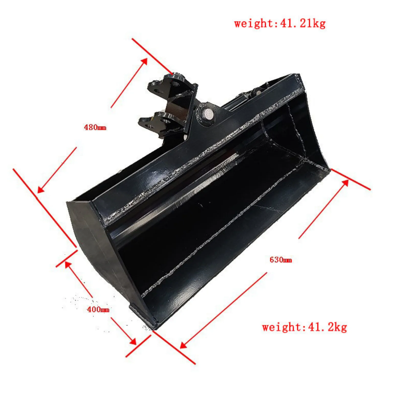 600mm Tilting Bucket: Attachment for Mini Excavators USA 4 600mm Tilting Bucket: Attachment for Mini Excavators USA - Image 4