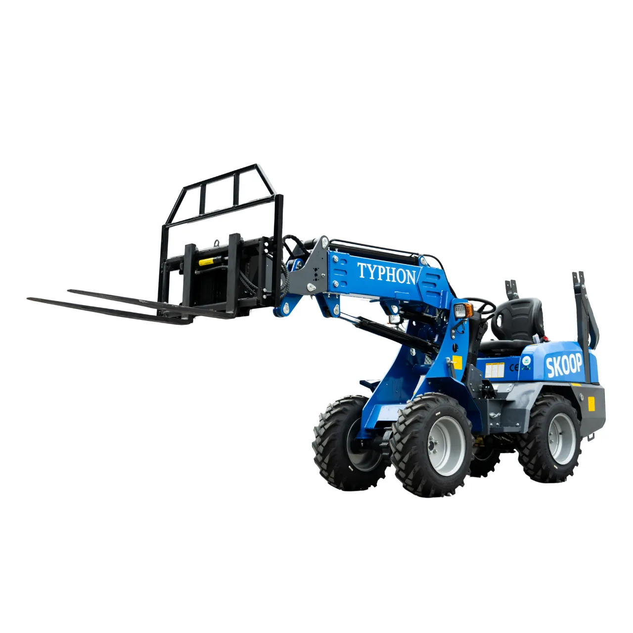 Skoop Hydraulic Pallet Fork Attachment for Wheel Loader 43 Inch 11.1 GPM 4 Skoop Hydraulic Pallet Fork Attachment for Wheel Loader 43 Inch 11.1 GPM - Image 4