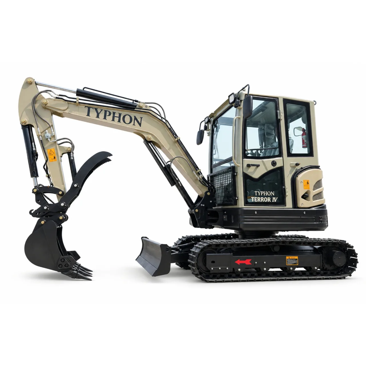 TERROR IV PROPACT 9,000 lb Mini Excavator – Kubota D1703, AC/Heat Cab & Metal Tracks 5 TERROR IV PROPACT 9,000 lb Mini Excavator – Kubota D1703, AC/Heat Cab & Metal Tracks - Image 5