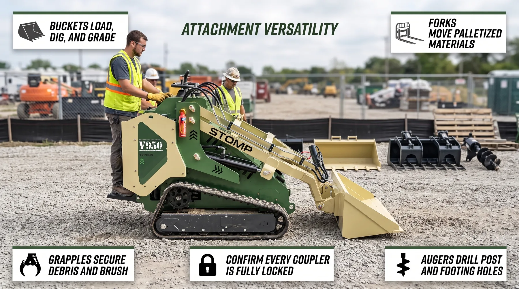 Skid Steer for Loading, Grading, Digging, and Material Handling 2 SkidSteer 02 10